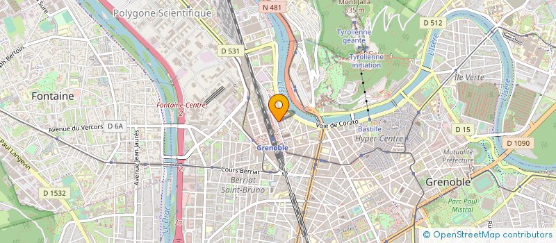 localisation de l'entreprise LE TRAVAILLEUR ALPIN à GRENOBLE