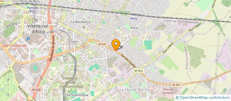 localisation de l'entreprise LE TRAYAS à VILLENEUVE-D'ASCQ