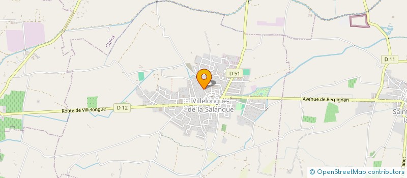 localisation de l'entreprise LE TREBUCHET  VILLELONGUE-DE-LA-SALANQUE