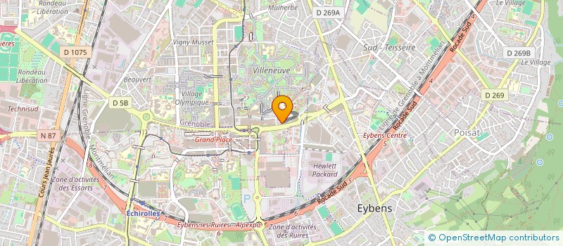 localisation de l'entreprise LE TREDICI  GRENOBLE