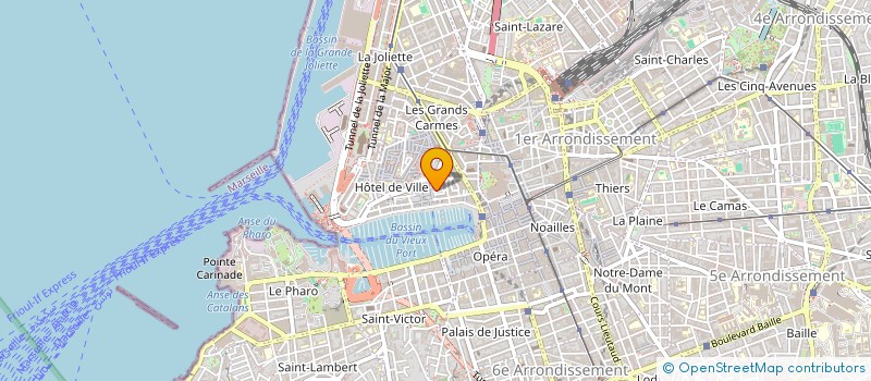 localisation de l'entreprise LE TREFLE 13 à MARSEILLE