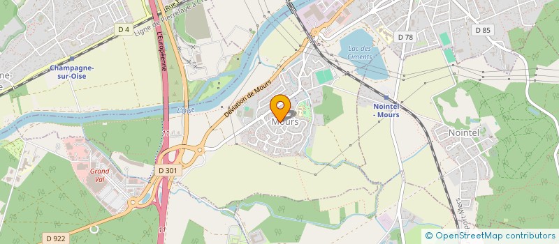 localisation de l'entreprise LE TREFLE  MOURS