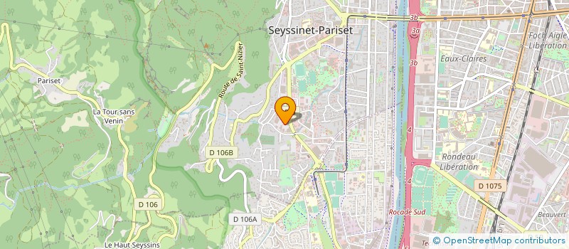 localisation de l'entreprise LE TREFLE  SEYSSINET-PARISET