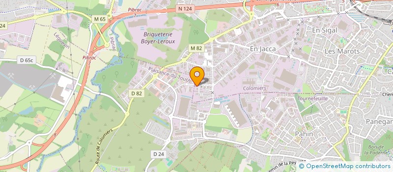 localisation de l'entreprise LE TREFLE à COLOMIERS