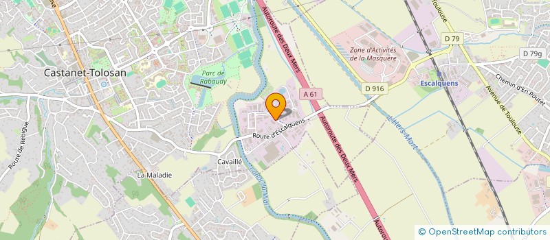 localisation de l'entreprise LE TREFLE à CASTANET-TOLOSAN