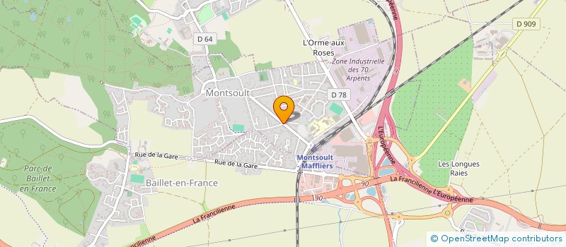 localisation de l'entreprise LE TREFLE  MONTSOULT