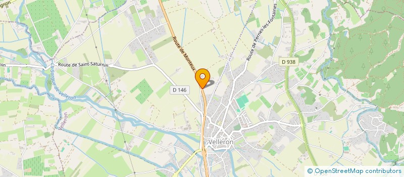 localisation de l'entreprise LE TREFLE  VELLERON