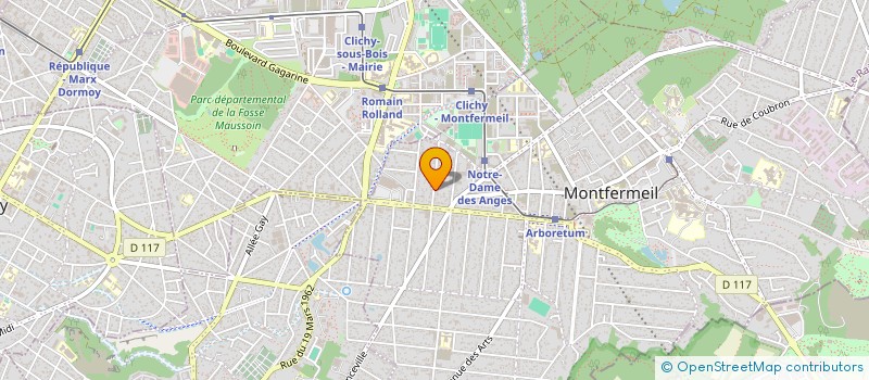 localisation de l'entreprise LE TREFLE à MONTFERMEIL