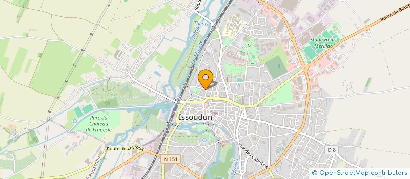 localisation de l'entreprise LE TREFLE à ISSOUDUN