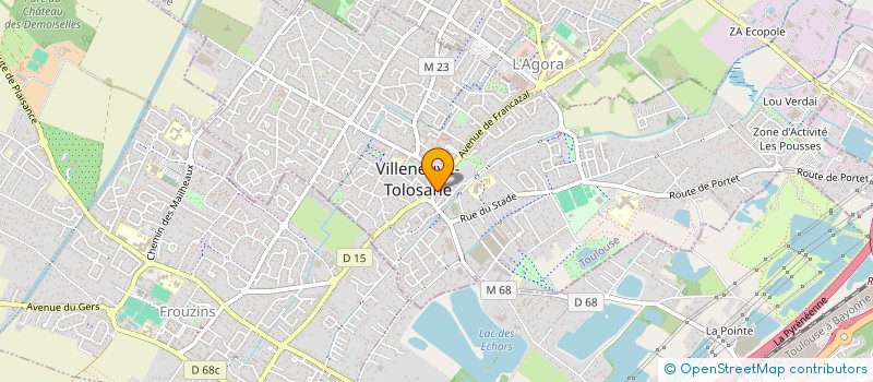 localisation de l'entreprise LE TREFLE à VILLENEUVE-TOLOSANE