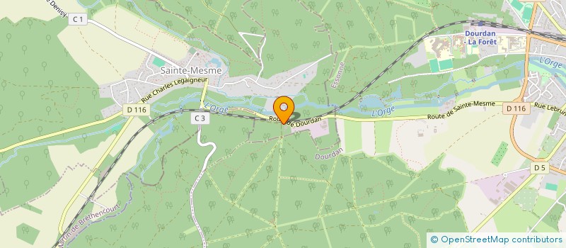 localisation de l'entreprise LE TREFLE  SAINTE-MESME