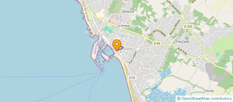 localisation de l'entreprise LE TREFLE  LA TURBALLE