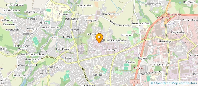 localisation de l'entreprise LE TREFLE à BREST