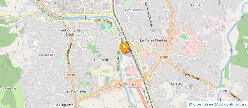 localisation de l'entreprise LE TREFLE A 4 FEUILLES  ALES