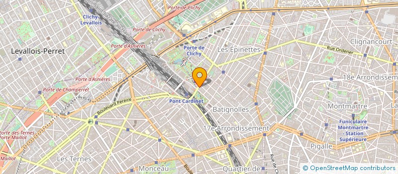 localisation de l'entreprise LE TREFLE BLEU à PARIS