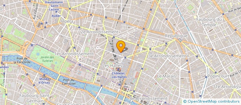 localisation de l'entreprise LE TREFLE BLEU  PARIS