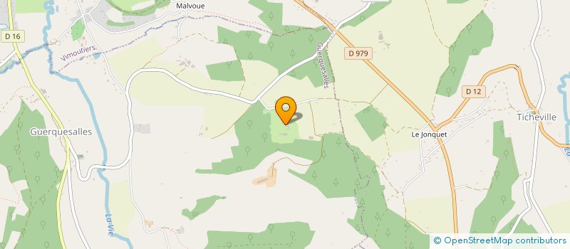 localisation de l'entreprise LE TREFLE D'AUGE à GUERQUESALLES