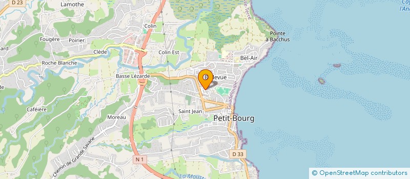 localisation de l'entreprise LE TREFLE GOURMAND  PETIT-BOURG