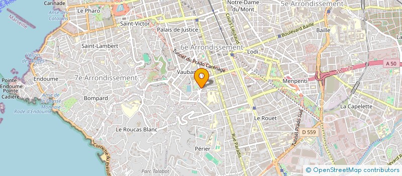 localisation de l'entreprise LE TREFLE IMMO à MARSEILLE