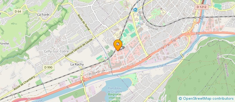 localisation de l'entreprise LE TREFLE PATRIMOINE  VERRENS-ARVEY