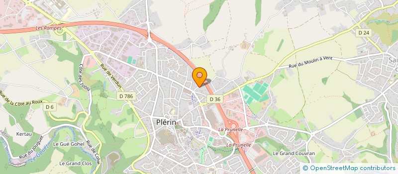 localisation de l'entreprise LE TREGOR  PLERIN