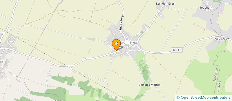 localisation de l'entreprise LE TREIZE  ARDILLIERES