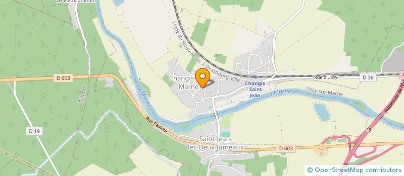 localisation de l'entreprise LE TREIZE  CHANGIS-SUR-MARNE