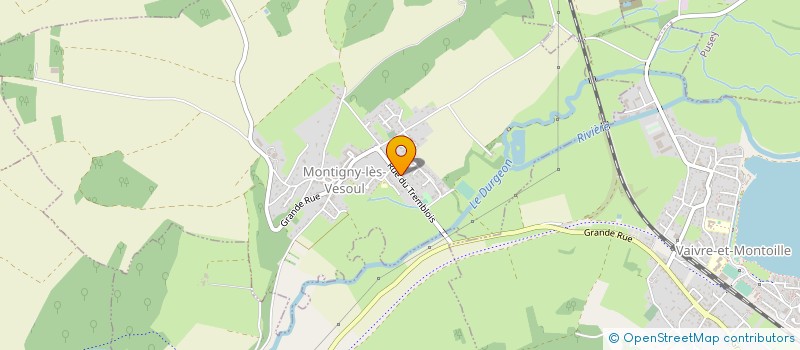 localisation de l'entreprise LE TREMBLOIS II  MONTIGNY-LES-VESOUL