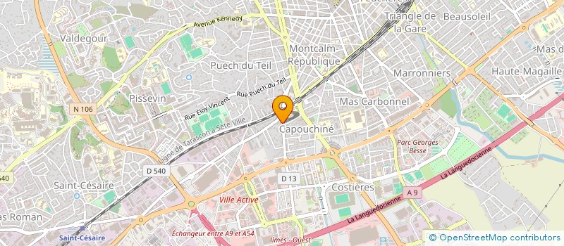 localisation de l'entreprise LE TREMPLIN à NIMES