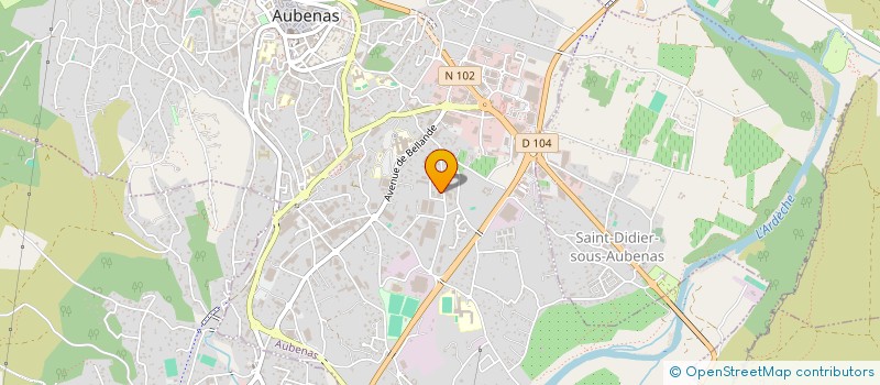 localisation de l'entreprise LE TREMPLIN à AUBENAS