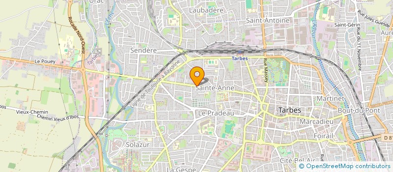 localisation de l'entreprise LE TREMPLIN  TARBES