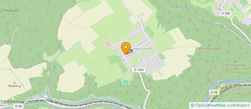 localisation de l'entreprise LE TREMPLIN  HENRIDORFF