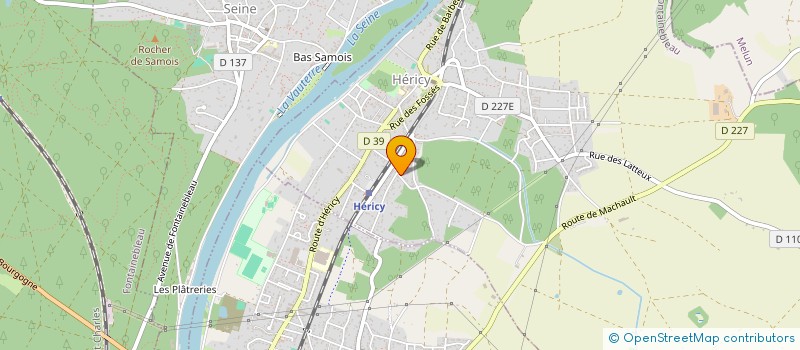 localisation de l'entreprise LE TREMPLIN D'HERICY  HERICY