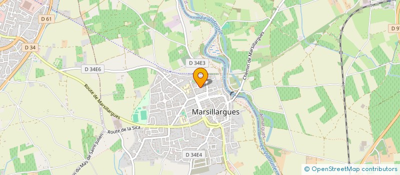localisation de l'entreprise LE TREMPLIN DES ARTISTES ( T.D.A. )  MARSILLARGUES