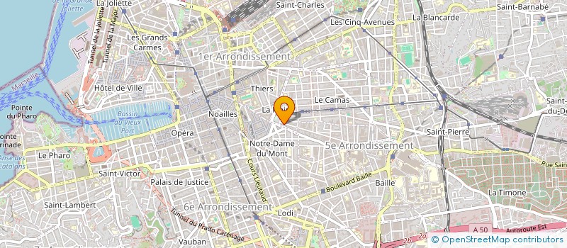 localisation de l'entreprise LE TREMPLIN DU CENTRE VILLE à MARSEILLE