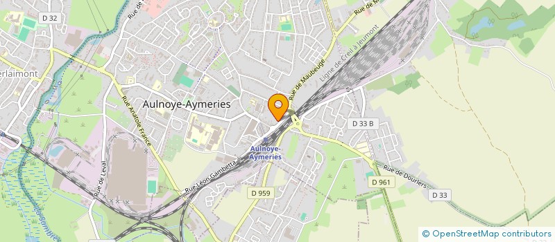 localisation de l'entreprise LE TREMPLIN JEUNES à AULNOYE-AYMERIES