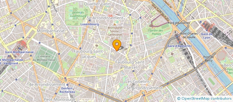 localisation de l'entreprise LE TREMPOLINE à PARIS