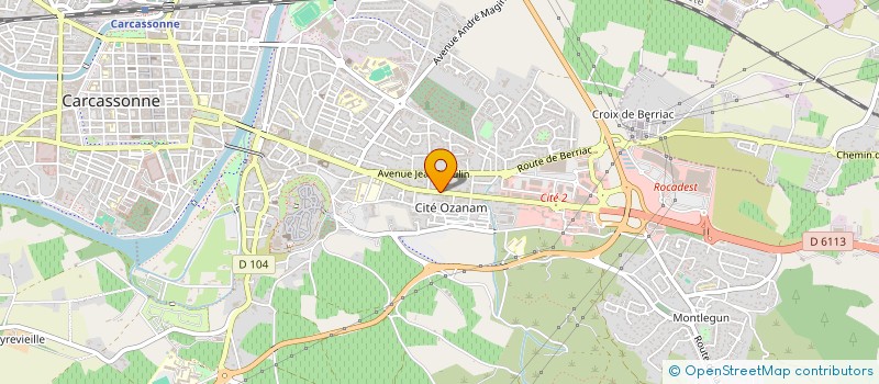 localisation de l'entreprise LE TRENEL FORMATION à CARCASSONNE