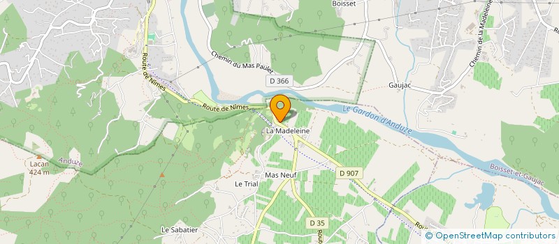 localisation de l'entreprise LE TRENTE  TORNAC