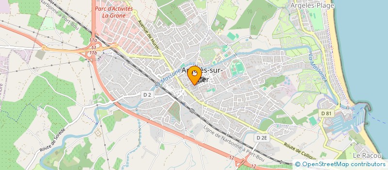 localisation de l'entreprise LE TRENTE-DEUX  ARGELES-SUR-MER