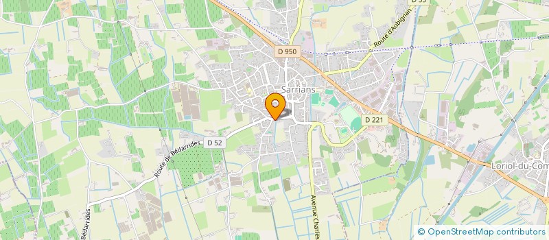 localisation de l'entreprise LE TRENTE HUIT  SARRIANS