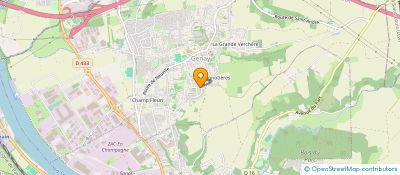 localisation de l'entreprise LE TREQUESSER  GENAY