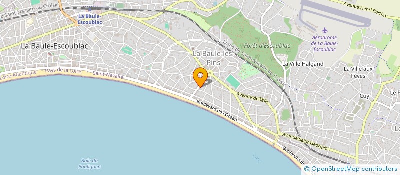 localisation de l'entreprise LE TRESOR  LA BAULE-ESCOUBLAC