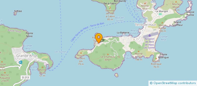 localisation de l'entreprise LE TRESOR DES SAINTES à TERRE-DE-HAUT