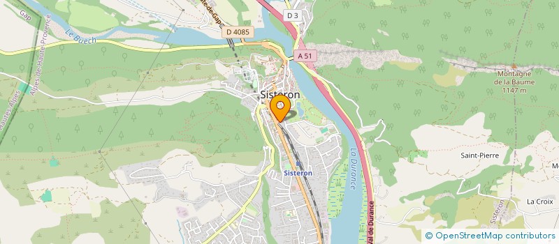 localisation de l'entreprise LE TRESOR EN SOIE  SISTERON