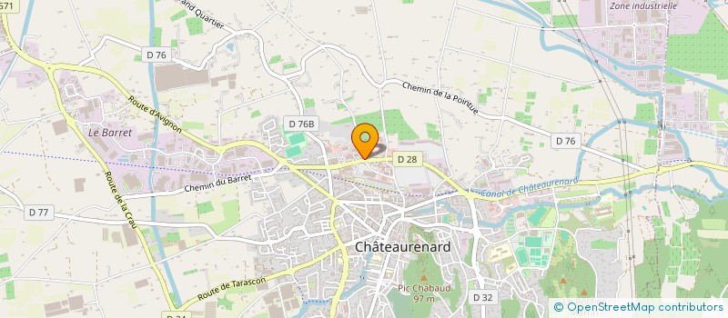 localisation de l'entreprise LE TRESOR RODEA à CHATEAURENARD