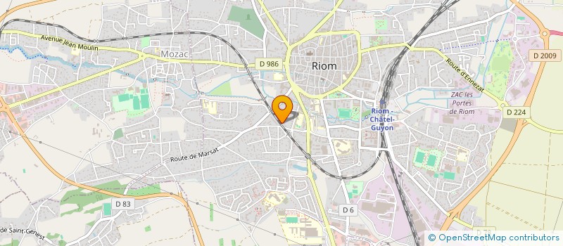localisation de l'entreprise LE TRESSEUR SAS à RIOM