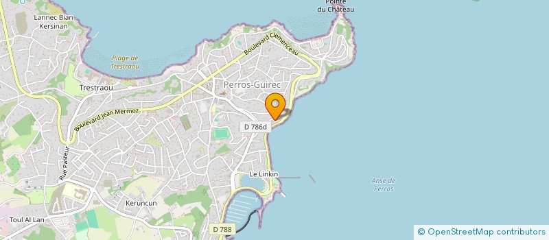 localisation de l'entreprise LE TRESTRIGNEL à PERROS-GUIREC