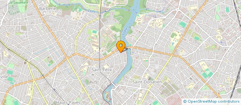 localisation de l'entreprise LE TREUIL à NANTES