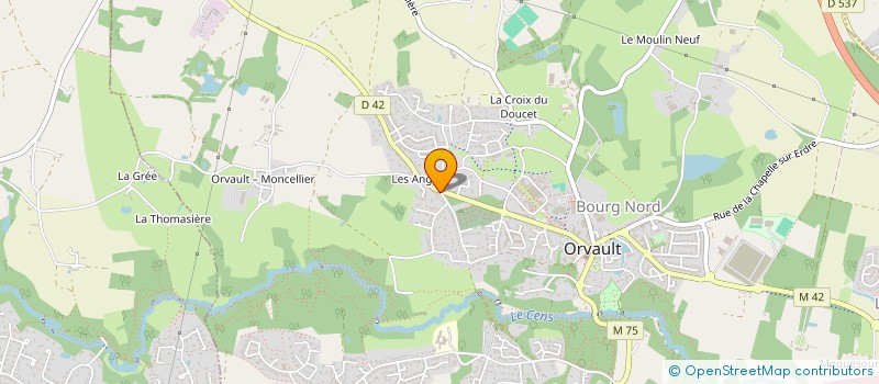localisation de l'entreprise LE TRI-CYCLE DU CENS à ORVAULT
